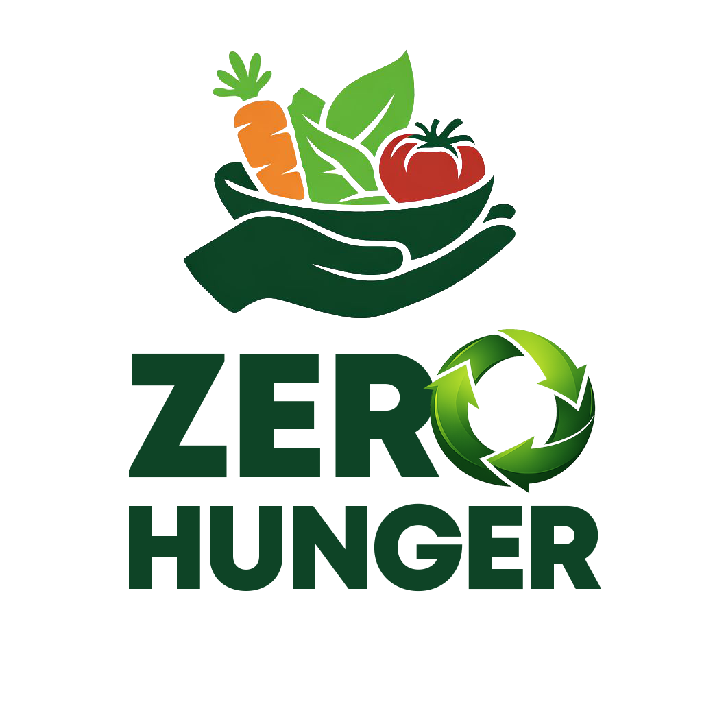 Zero Hunger Contrast Silhouette Logo